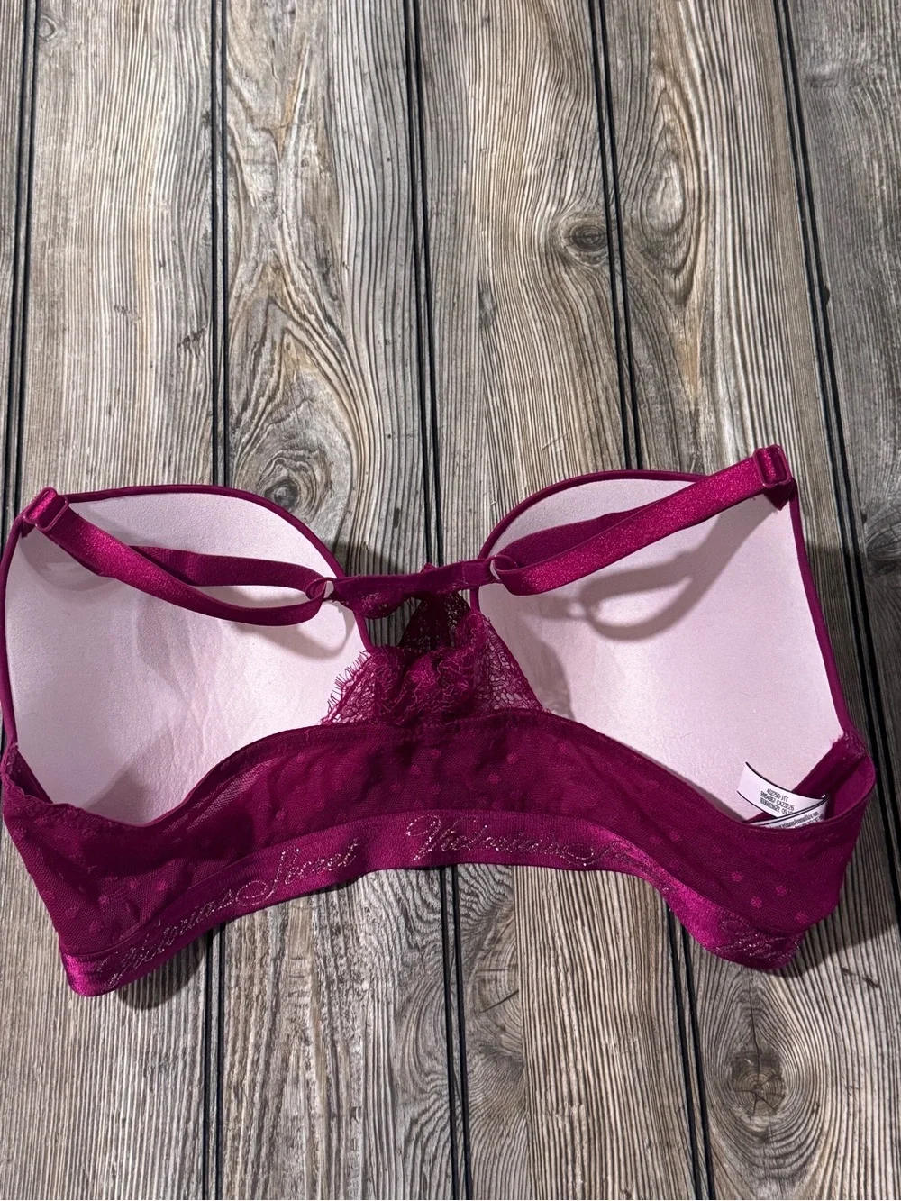 Victoria's Secret Fuchsia Push-Up Bra
